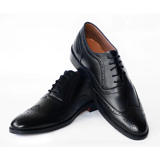 DAGGA Black Brogue Formal Shoes