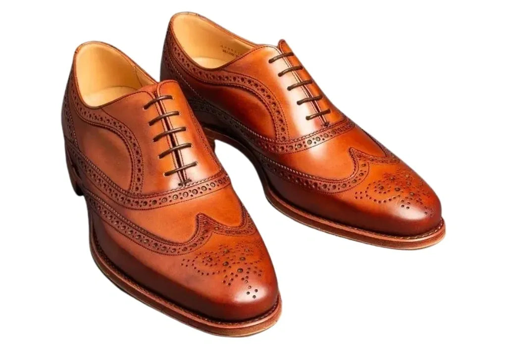 DAGGA Tan Brogue Shoes