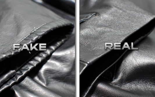 fake vs real leather